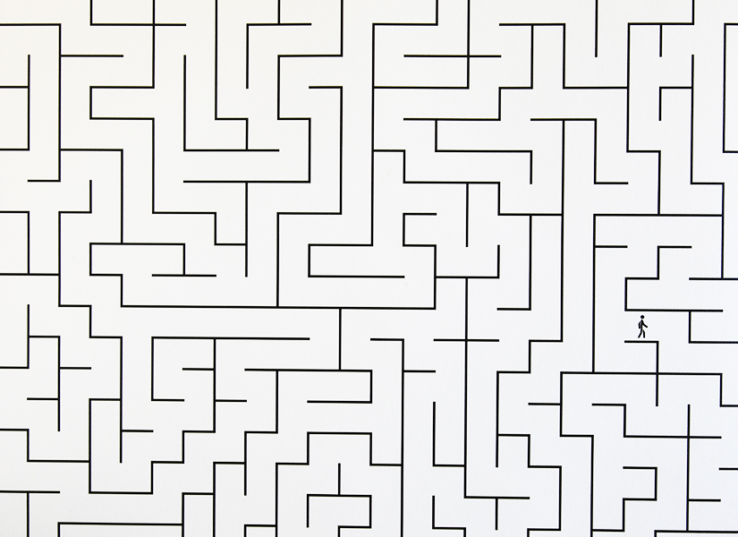 Papier peint LABYRINTHE Minotaure